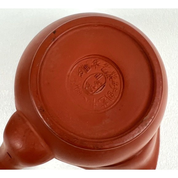 Japanese Tokoname Kyusu Handled Teapot Red Clay (Shuedi) Green Tea 4 oz 118 ml - Picture 8 of 11